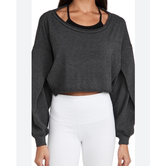 FP Movement by Free People Dark Gray Sweatshirt - Picture 2 of 10